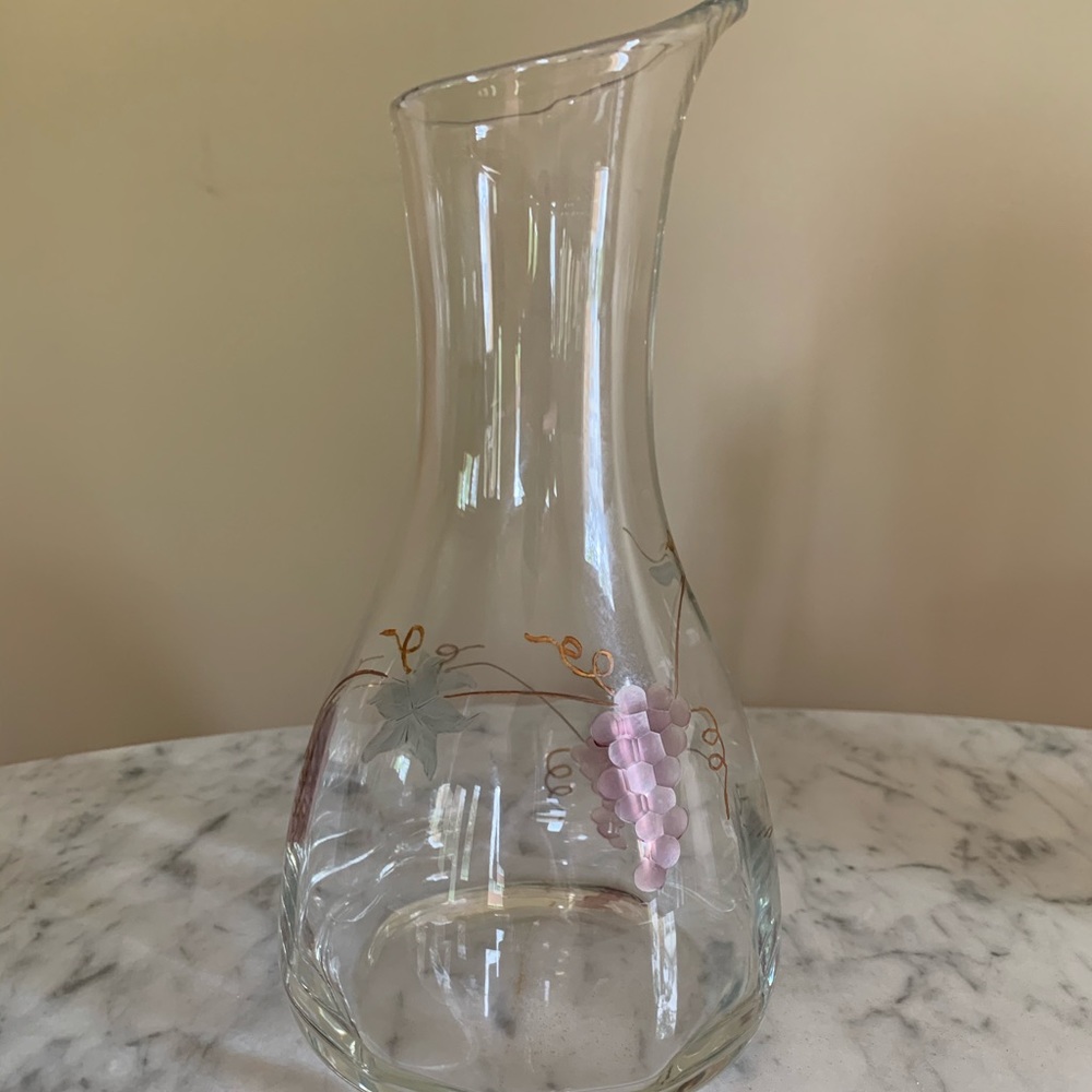 Hand painter decanter